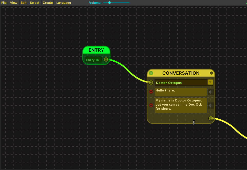 Manually Assigning Localized Audio