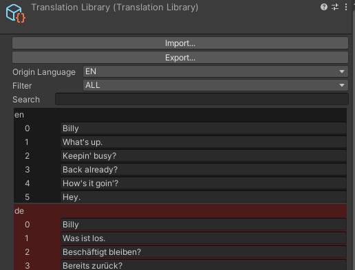 Translation Library
